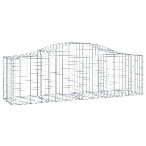 Lučne gabionske košare 6 kom 200x50x60/80 cm pocinčano željezo 200 x 50 x 60/80 cm 6 Cijena
