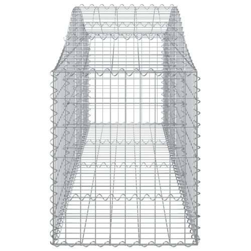 Lučne gabionske košare 25 kom 200x50x60/80 cm pocinčano željezo - 200 x 50 x 60/80 cm 25 Cijena
