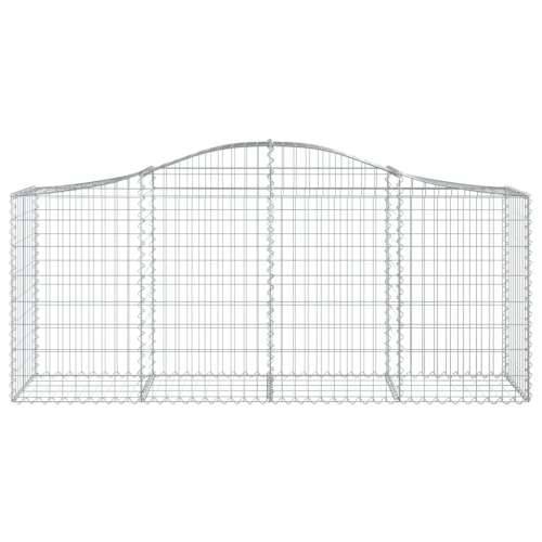 Lučne gabionske košare 6 kom 200x50x80/100 cm pocinčano željezo - 200 x 50 x 80/100 cm 6 Cijena