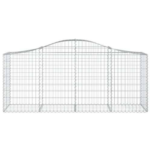 Lučne gabionske košare 20 kom 200x50x80/100cm pocinčano željezo - 200 x 50 x 80/100 cm 20 Cijena