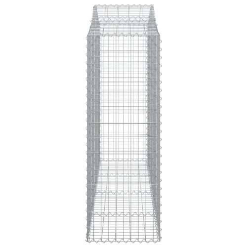Lučne gabionske košare 12kom 200x50x140/160cm pocinčano željezo - 200 x 50 x 140/160 cm 12 Cijena