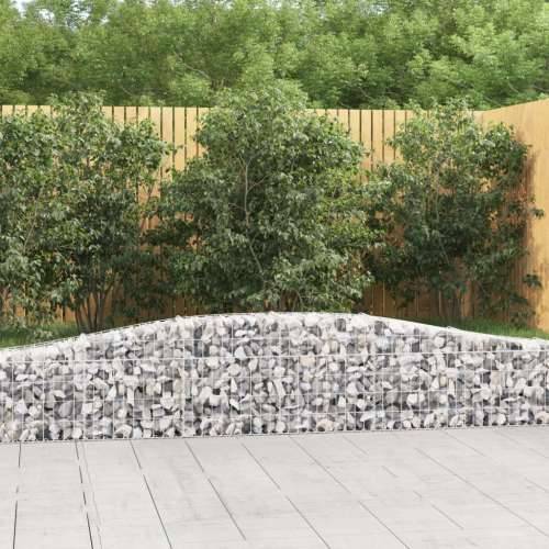 Lučne gabionske košare 2 kom 400x30x40/60 cm pocinčano željezo - 400 x 30 x 40/60 cm 2 Cijena