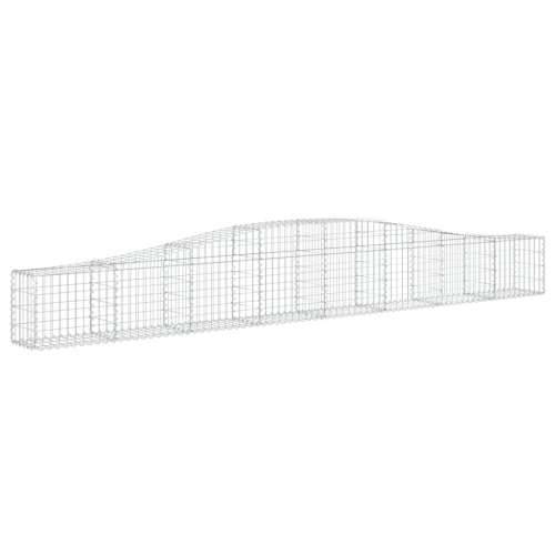 Lučne gabionske košare 2 kom 400x30x40/60 cm pocinčano željezo - 400 x 30 x 40/60 cm 2 Cijena