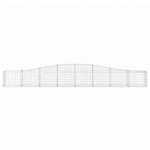 Lučne gabionske košare 5 kom 400x30x40/60 cm pocinčano željezo - 400 x 30 x 40/60 cm 5 Cijena