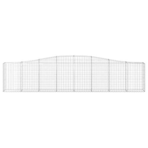 Lučne gabionske košare 7 kom 400x30x80/100 cm pocinčano željezo - 400 x 30 x 80/100 cm 7 Cijena