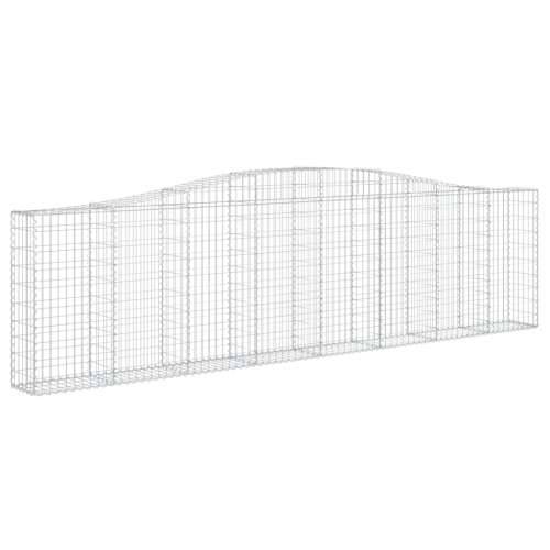 Lučne gabionske košare 10kom 400x30x100/120cm pocinčano željezo - 400 x 30 x 100/120 cm 10 Cijena