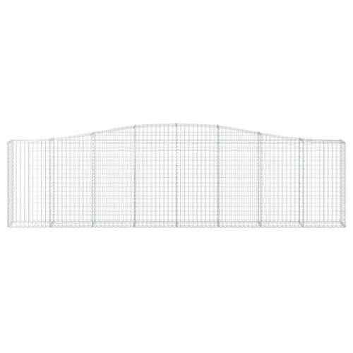 Lučne gabionske košare 10kom 400x30x100/120cm pocinčano željezo - 400 x 30 x 100/120 cm 10 Cijena