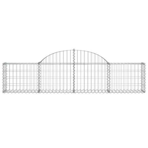 Lučne gabionske košare 5 kom 200x30x40/60 cm pocinčano željezo - 200 x 30 x 40/60 cm 5 Cijena