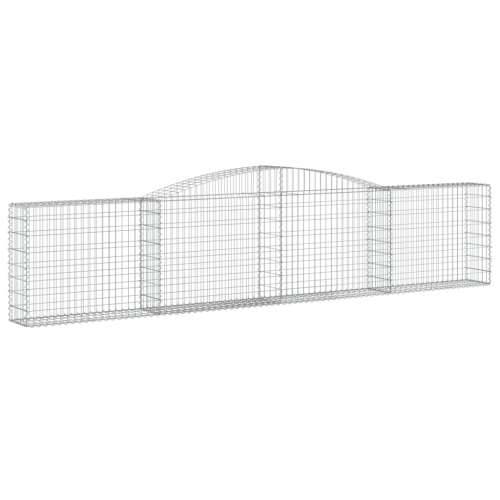 Lučne gabionske košare 20 kom 400x30x80/100cm pocinčano željezo - 400 x 30 x 80/100 cm 20 Cijena