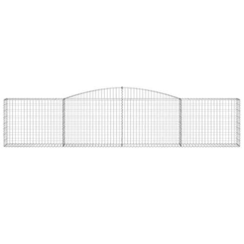 Lučne gabionske košare 20 kom 400x30x80/100cm pocinčano željezo - 400 x 30 x 80/100 cm 20 Cijena