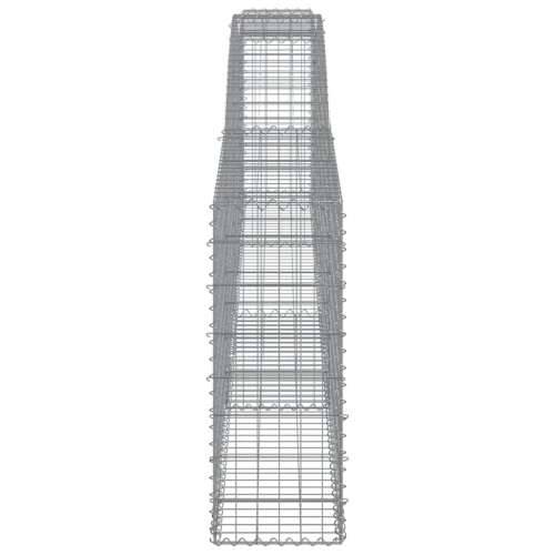 Lučne gabionske košare 20 kom 400x30x80/100cm pocinčano željezo - 400 x 30 x 80/100 cm 20 Cijena