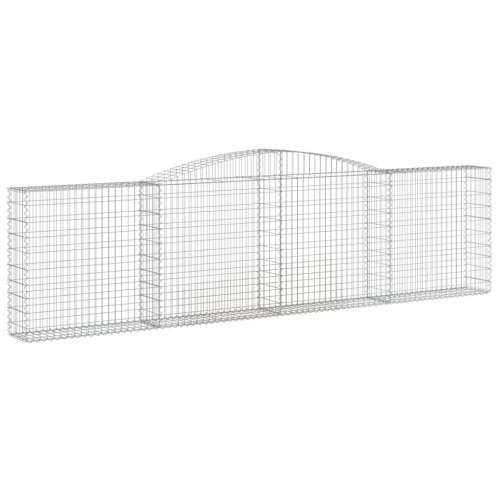 Lučne gabionske košare 6 kom 400x30x100/120cm pocinčano željezo - 400 x 30 x 100/120 cm 6 Cijena