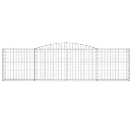 Lučne gabionske košare 6 kom 400x30x100/120cm pocinčano željezo - 400 x 30 x 100/120 cm 6 Cijena