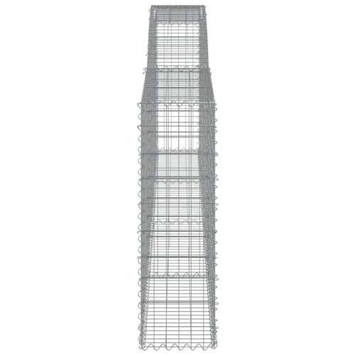 Lučne gabionske košare 8 kom 400x30x100/120cm pocinčano željezo - 400 x 30 x 100/120 cm 8 Cijena