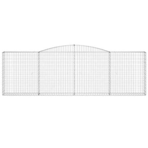 Lučne gabionske košare 2 kom 400x30x120/140cm pocinčano željezo - 400 x 30 x 120/140 cm 2 Cijena