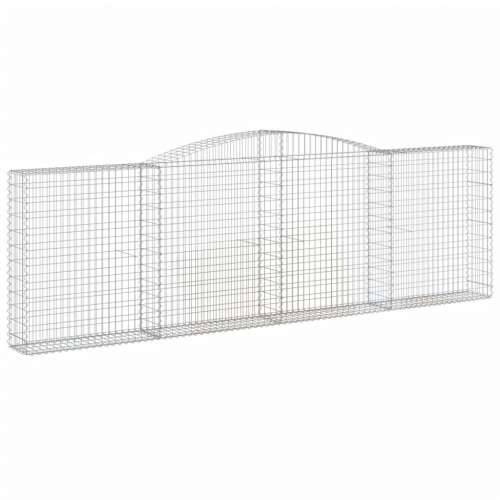 Lučne gabionske košare 3 kom 400x30x120/140cm pocinčano željezo - 400 x 30 x 120/140 cm 3 Cijena