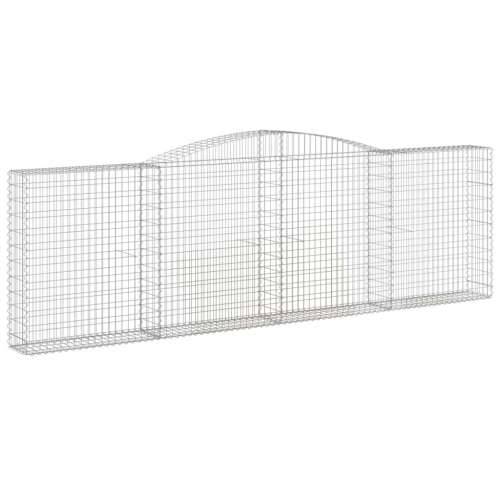 Lučne gabionske košare 8 kom 400x30x120/140cm pocinčano željezo - 400 x 30 x 120/140 cm 8 Cijena