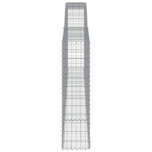 Lučne gabionske košare 8 kom 400x30x120/140cm pocinčano željezo - 400 x 30 x 120/140 cm 8 Cijena