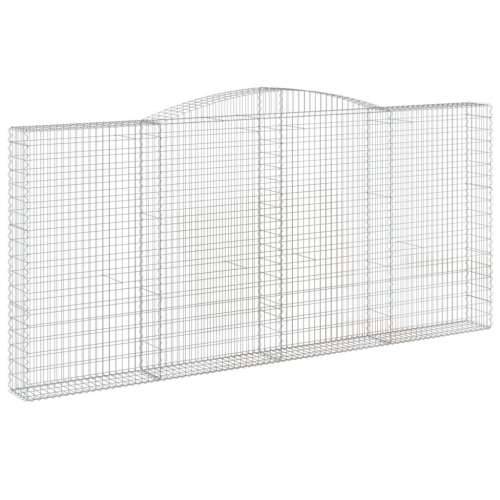 Lučne gabionske košare 2 kom 400x30x180/200cm pocinčano željezo - 400 x 30 x 180/200 cm 2 Cijena