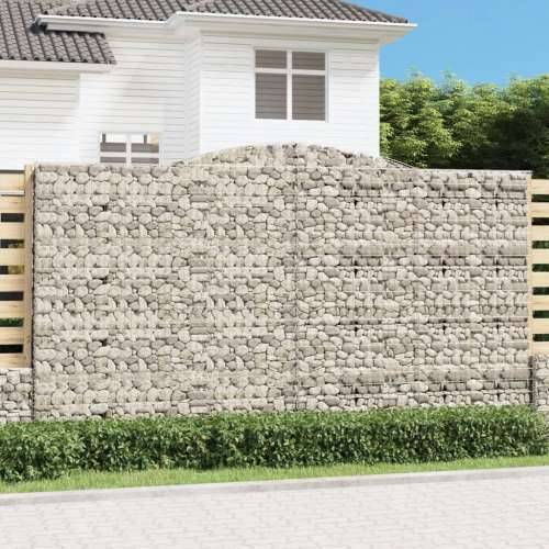 Lučne gabionske košare 2 kom 400x30x220/240cm pocinčano željezo - 400 x 30 x 220/240 cm 2 Cijena