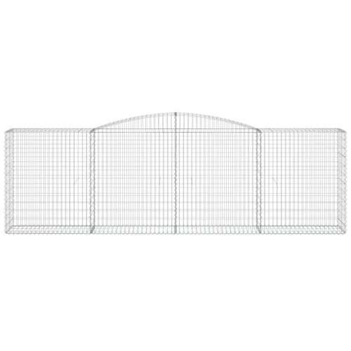 Lučne gabionske košare 8 kom 400x50x120/140cm pocinčano željezo - 400 x 50 x 120/140 cm 8 Cijena