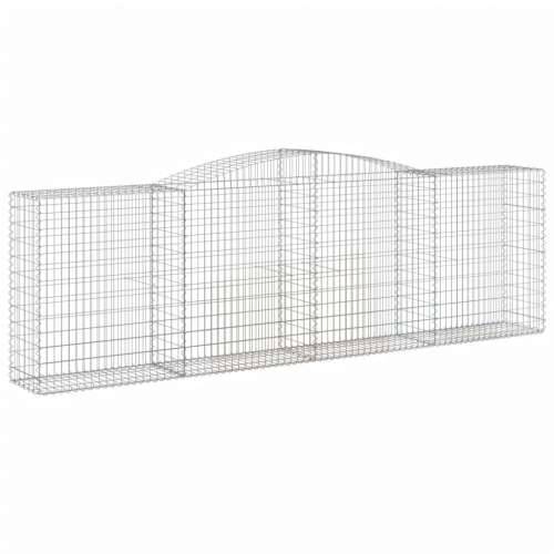 Lučne gabionske košare 10kom 400x50x120/140cm pocinčano željezo - 400 x 50 x 120/140 cm 10 Cijena