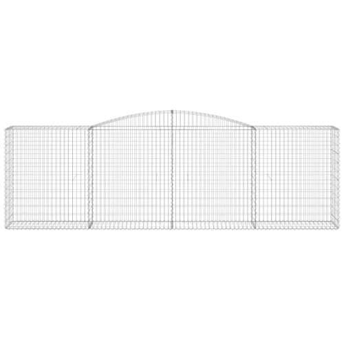 Lučne gabionske košare 10kom 400x50x120/140cm pocinčano željezo - 400 x 50 x 120/140 cm 10 Cijena