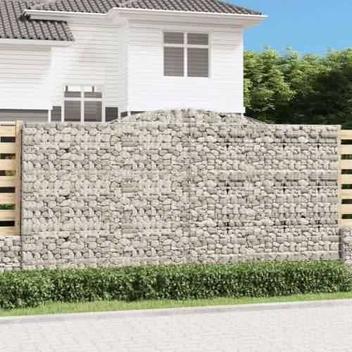 Lučne gabionske košare 2 kom 400x50x200/220cm pocinčano željezo - 400 x 50 x 200/220 cm 2 Cijena