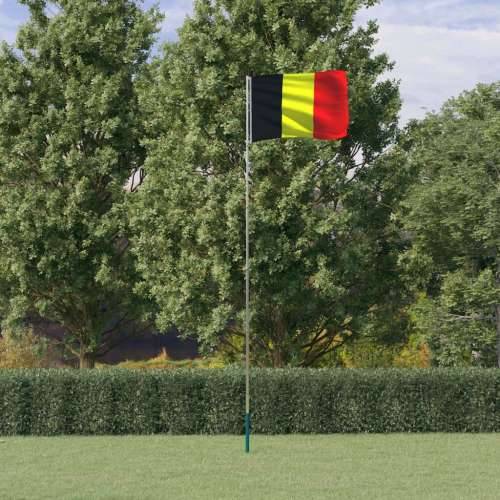 Belgijska zastava i jarbol 5,5 m aluminijski Cijena