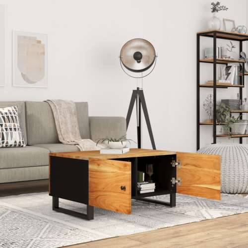 Stolić za kavu 80x50x40 cm od drva bagrema i konstruiranog drva - Smeđa 1 Cijena