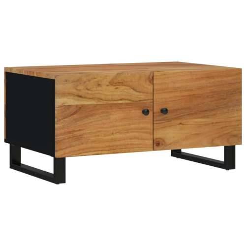 Stolić za kavu 80x50x40 cm od drva bagrema i konstruiranog drva - Smeđa 1 Cijena
