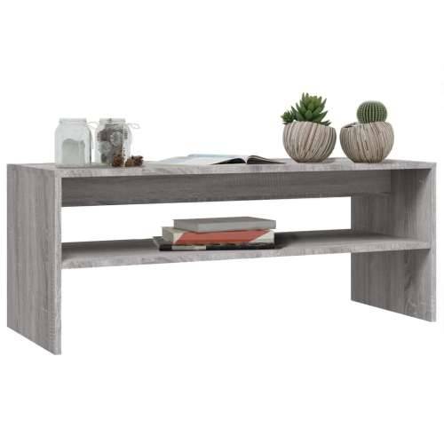 Stolić za kavu boja hrasta sonome 100x40x40cm konstruirano drvo - Sivi hrast sonoma 1 Cijena