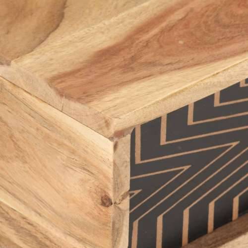 Stolić za kavu 100 x 50 x 39 cm od masivnog drva bagrema Cijena