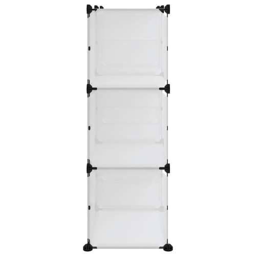 Stalak za cipele prozirni 84 x 31,5 x 93 cm PP - Transparentan 84 x 31.5 x 93 cm 1 Cijena