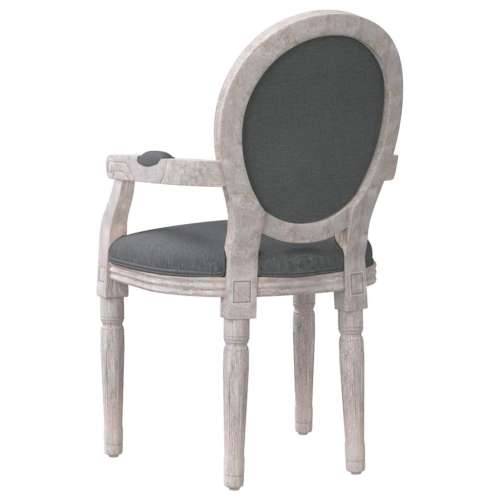 Blagovaonska stolica tamnosiva 54 x 56 x 96,5 cm od tkanine Cijena