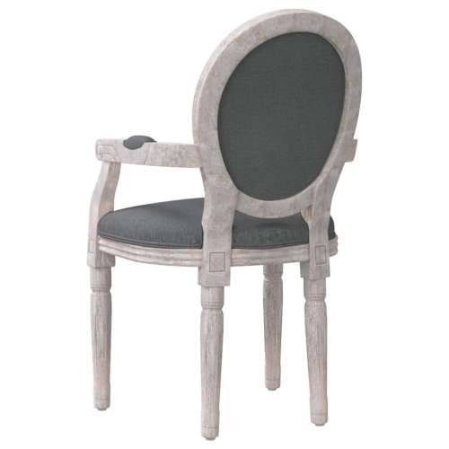 Blagovaonska stolica tamnosiva 54 x 56 x 96,5 cm od tkanine - Siva 1 Cijena