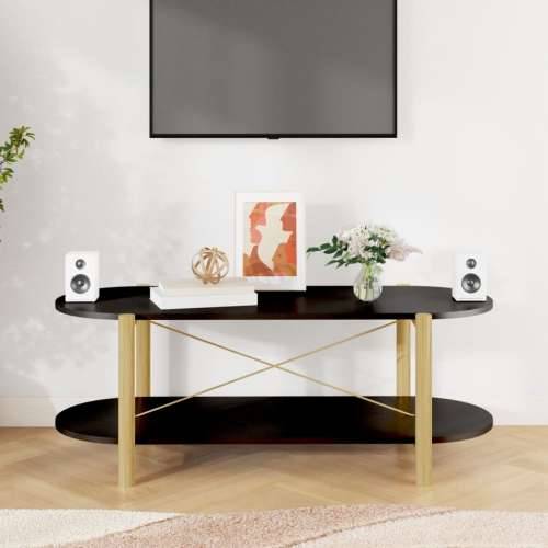 Stolić za kavu crni 110 x 48 x 40 cm od konstruiranog drva - Crna 1 Cijena