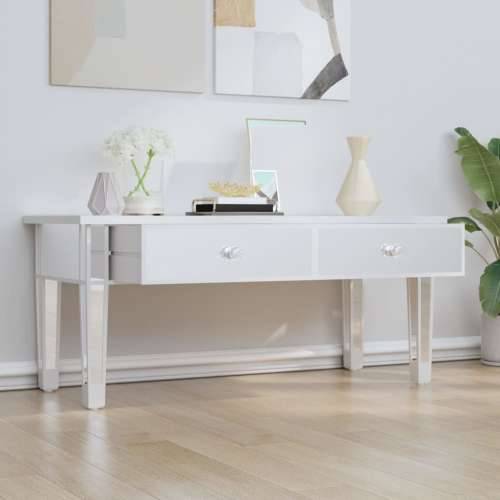 Zrcalni stolić za kavu 106x45x45 cm konstruirano drvo i staklo  Cijena