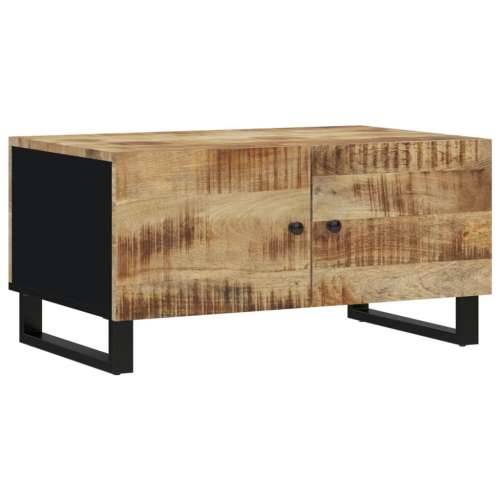 Stolić za kavu 80x50x40 cm od drva manga i konstruiranog drva - Svijetlo drvo 1 Cijena
