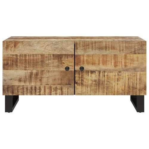 Stolić za kavu 80x50x40 cm od drva manga i konstruiranog drva - Svijetlo drvo 1 Cijena