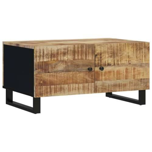 Stolić za kavu 80x50x40 cm od drva manga i konstruiranog drva - Svijetlo drvo 1 Cijena