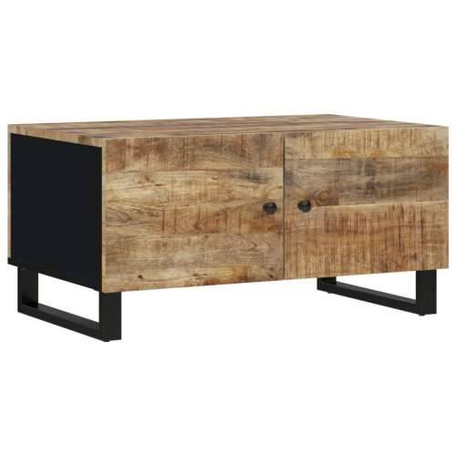 Stolić za kavu 80x50x40 cm od drva manga i konstruiranog drva - Svijetlo drvo 1 Cijena