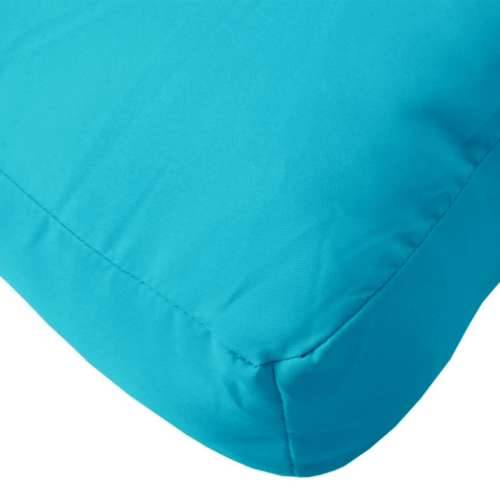 Jastuk za palete tirkizni 50 x 50 x 12 cm od tkanine Cijena