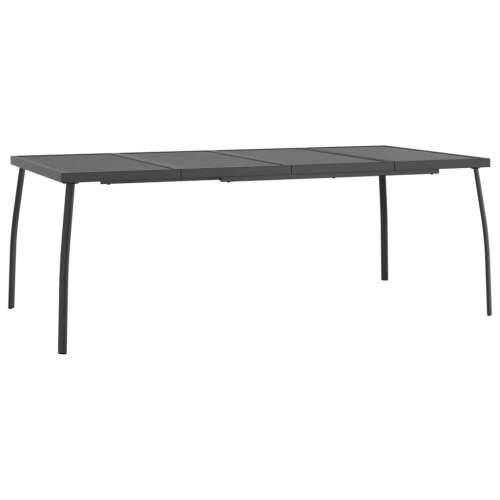 Vrtni stol antracit 200 x 100 x 72 cm od čelične mreže - 200 x 100 x 72 cm 1 Cijena