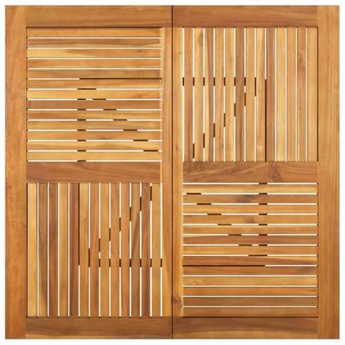 Vrtni stol 110 x 110 x 75 cm od masivnog bagremovog drva - 110 x 110 x 75 cm 1 Četvrtasto Cijena