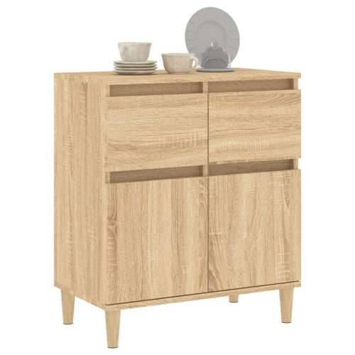 Komoda boja hrasta sonome 60 x 35 x 70 cm od konstruiranog drva - sonoma hrast 1 Cijena