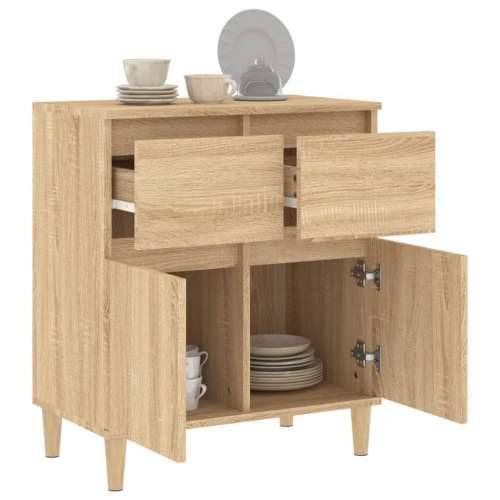 Komoda boja hrasta sonome 60 x 35 x 70 cm od konstruiranog drva - sonoma hrast 1 Cijena