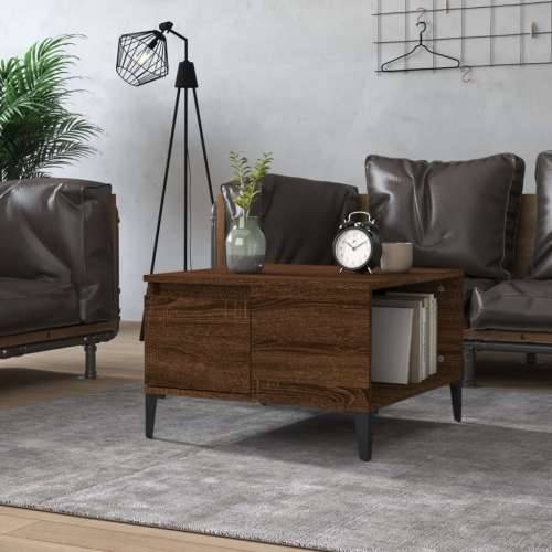 Stolić za kavu boja hrasta 55 x 55 x 36,5 cm konstruirano drvo - Smeđi hrast 1 Cijena