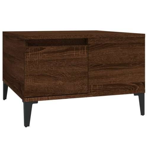 Stolić za kavu boja hrasta 55 x 55 x 36,5 cm konstruirano drvo - Smeđi hrast 1 Cijena