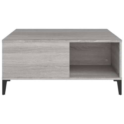 Stolić za kavu boja sivog hrasta 80x80x36,5cm konstruirano drvo - Sivi hrast sonoma 1 Cijena